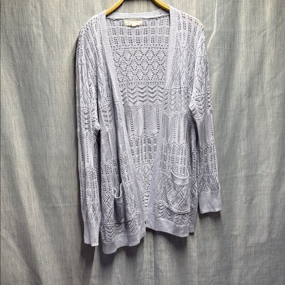 🚩 Wild skye blue Women's Light Knit Sweater size XXL - Picture 1 of 7